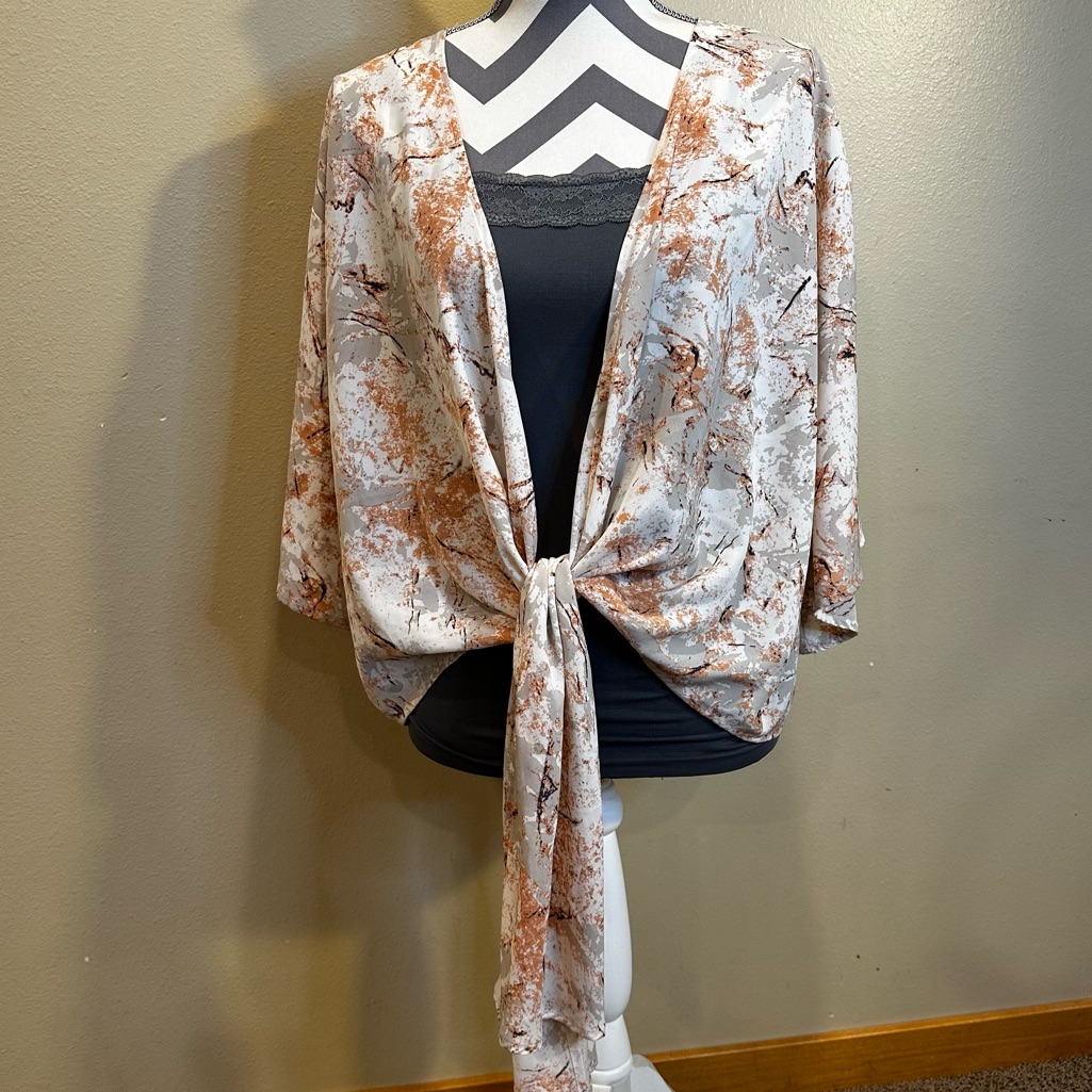 Lightweight Cardigan That Ties In Front One Size